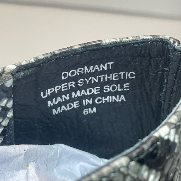 BNIB Jeffrey Campbell Dormant Black/Gray Snakeskin print platforms 6M - Picture 6 of 12
